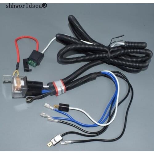 Worldgolden Universal 12V Electric Horn Relay Wiring Harness Kit For Grille Mount Blast Tone Horns Car High Quality