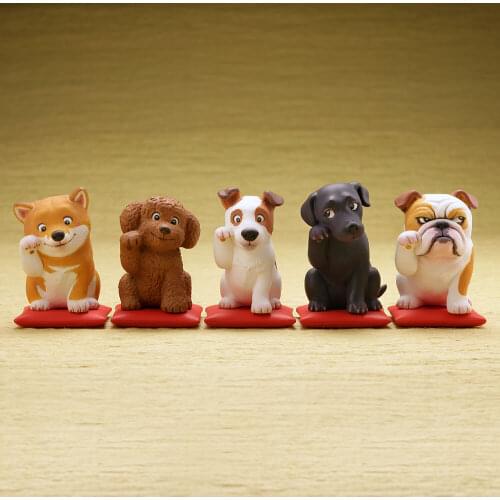 Japan genuine gashapon capsule toys cute mascot Maneki neko puppy mochi shiba Inu labrador Bulldog Jack Russell Terrier figures