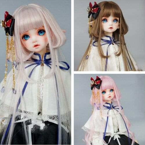 1/6 1/4 1/3 Scale BJD Wig Doll Accessories Fairy Hair Vintage Wigs For BJD/SD YOSD MSD SD13 SSDF Big Girl or Uncle C1019