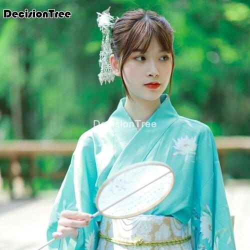 2021 japanese traditional kimono harajuku haori long robes yukata ao dai dress anime cosplay costumes traditional bathrobe