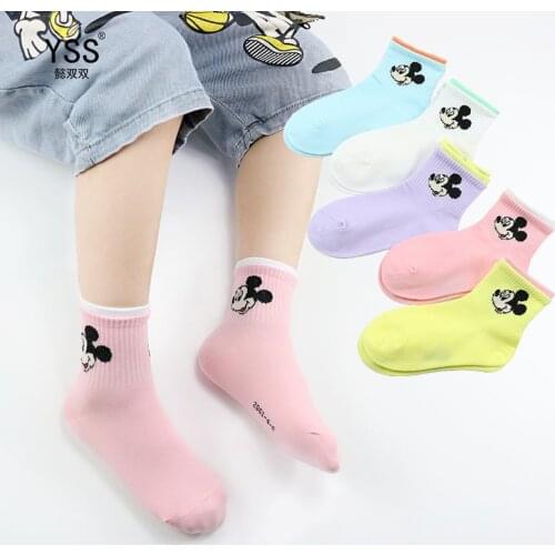 5pairs/lot Baby Accessories Infant Baby Boys Socks Cotton Childrens Clothing Cartoon Mickey Newborn Toddler Girls Socks
