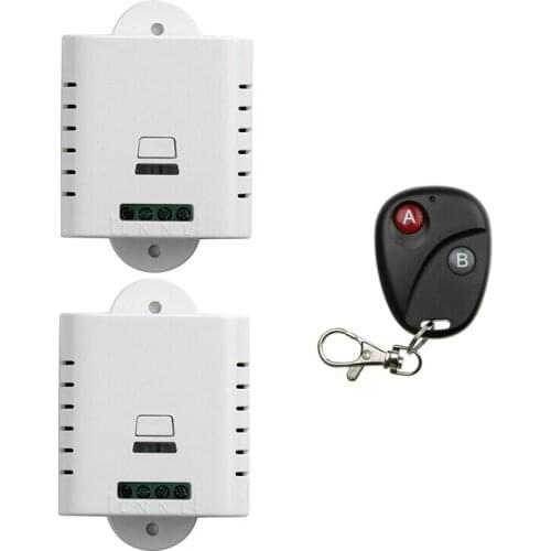 AC 85V 110V 120V 220V 250V RF 1CH wireless light remote control switch 2* receiver+1* transmitter