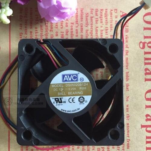 AVC DS05020B12H DC 12V 0. 25A 4-wires 5CM 50*50*20MM5CM 5020 PWM cooling fan
