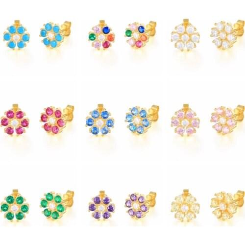 CANNER Real 925 Sterling Stud Earring Fine Jewelry Snake/Eyes/Heart C-shape Dangle Earrings For Women 2021 Valentine Gifts