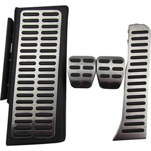 Car styling Stainless steel footrest Gas Brake pedal modify cover case For Audi Q3 2013-2018 free shipping