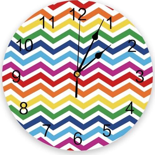 Ripple Color Simple Wall Clock For Home Decoration Living Room Quartz Needle Hanging Watch Modern Kitchen Clock