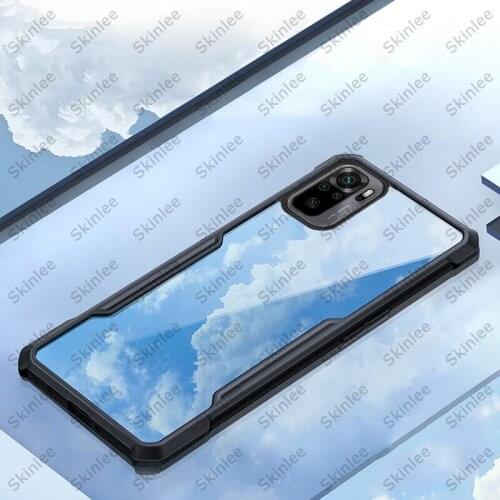 Skinlee For Redmi Note 10 Case Official Original Shockproof Clear With Soft Frame Airbag Cover For Redmi Note 10 Pro Case