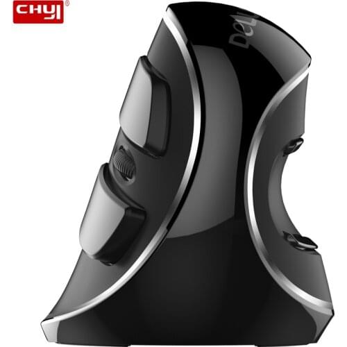 Delux M618 Wireless Mouse 2.4Ghz Ergonomic Vertical Mouse 1600DPI USB Optical Gaming Mice Wrist Healing Mause For Laptop Gamer