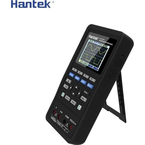 Hantek 3in1 Digital Oscilloscope+Waveform Generator+Multimeter Portable USB 2 Channels 40mhz 70mhz LCD Display Test Meter Tools