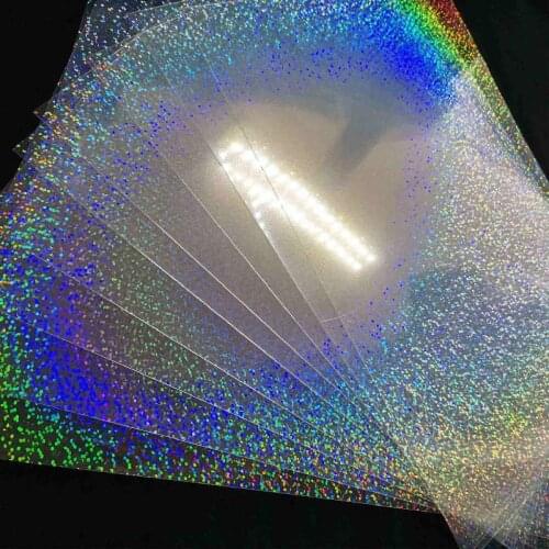 50 Sheets 210 X 297 Mm Photo Film Cold Laminating Film Photo Studio Cats Eye Flash Cross Skin Oil Painting Butterfly Fireworks