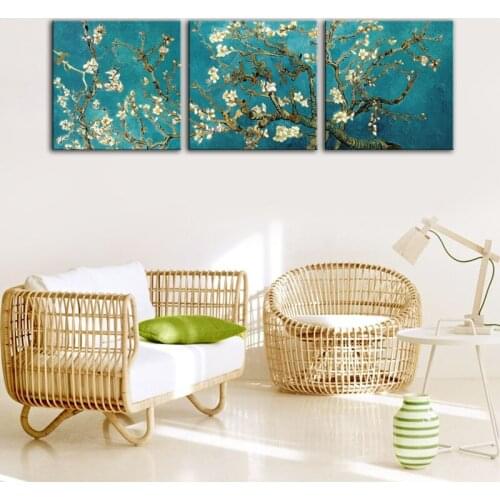 Almond Blossom by Vincent Van Gogh - Oil Painting Reproduction on Canvas Prints Wall Art Custom and Drop shipping