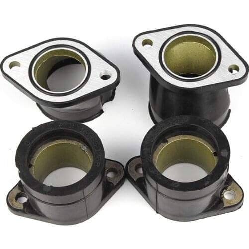 Motorcycle Rubber Carburetor Intake Manifold Adapter Joint Boots Set For Yamaha ZR750 Zephyr 1991-2006 & ZR-7S 2001-2004 2005