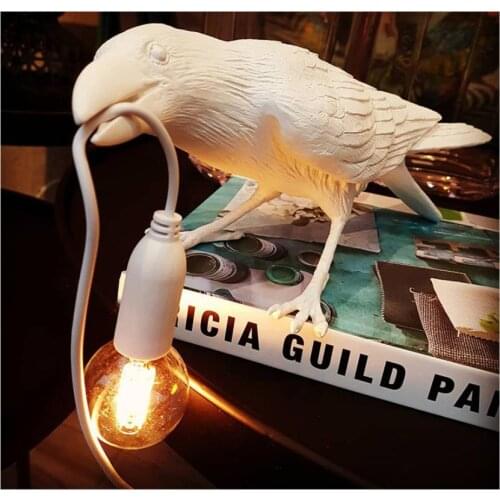 New Nordic design creative bird wall lamp For kids room auspicious bird lamp animal modeling Wall lamp reading decorative