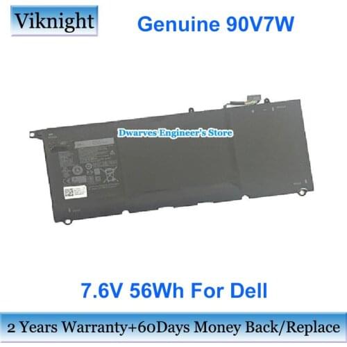 Genuine 56Wh 7.6V 90V7W Battery For Dell XPS 13 9350 933 JD25G 0N7T6 0DRRP 0N7T6 5K9CP JD25G JHXPY RWT1R P54G002 Laptop Battery