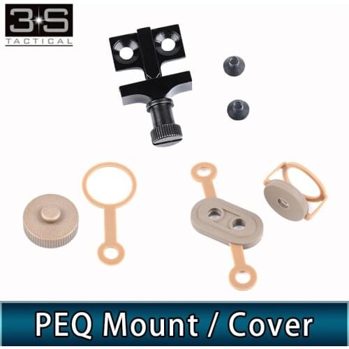 Tactical Airsoft Laser PEQ Flashlight Mount Baser Battery Cover Box OR LA-5C UHP Battery Cover Hunting PEQ 15 Light Accessory