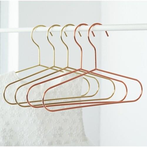 10pcs Baby Cloth Hangers Nordic Style Child Skirt Hanger Trouser Metal Storage Rack Home Organizer Kid Clothes Dress Drying Rack