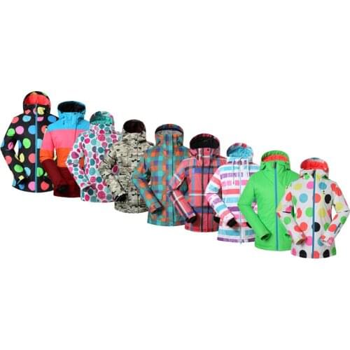 High Quality GS Womens Snow Wear 10K Waterproof Windproof Snowboard Clothing Ski Suit Outdoor Sports Snow Jackets Girls Coats