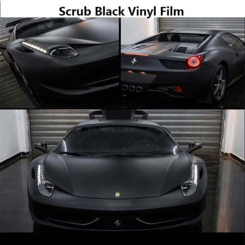 151x30cm Black Frost Glitter Diamond Vinyl film Matt Diamond car sticker with Bubble Free Release Hood Body Tailgate Top Roof