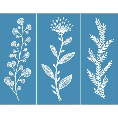 8.5 X 11" Reusable Self- Adhesive Silk Screen Stencils Mesh Transfers for Home Decoration T-Shirt Bag Pillow Art Photo Craft