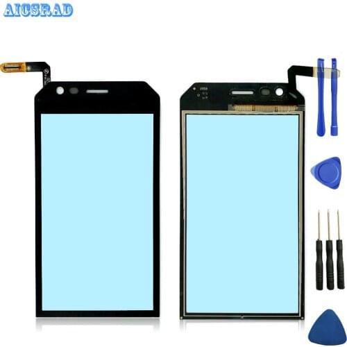 AICSRAD front outer glass For Caterpillar CAT S30 Touch Panel Touch Screen Digitizer Sensor Replacement S 30 + Tools