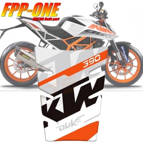 DUKE390 RC390 Motorcycle Accessories 3D Fuel Tank Protection Guard Decal Sticker FOR KTM DUKE 390 RC 390 2014-2018