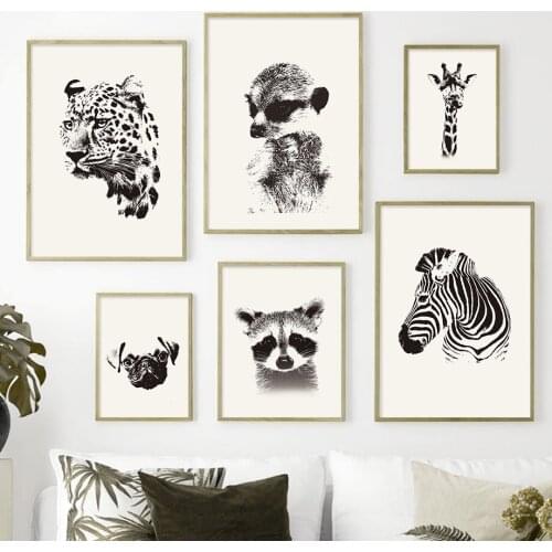 Diamond Embroidery Full Round Crystal Diamond Painting Cross Stitch Pictures Tiger Zebra Giraffe Dog Diamond Mosaic Diamond set