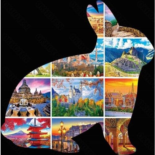 Diy Diamond Painting Travel Destination Diamond Painting Round Diamond Square Diamond 5d Home Gift Decoration Painting