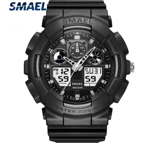Montre Homme SMAEL Mens Military Sport Watches Luxury Brand Date Quartz Watch Men Army Wristwatch Male Clock Relogios Masculino
