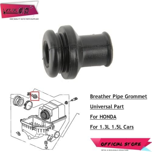 ZUK Air Cleaner Case Grommet Breather Pipe Connector For HONDA CITY FIT JAZZ VEZEL HRV INSIGHT CRZ OEM:17136-REJ-W00