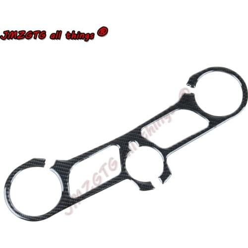 For Ducati 959 1199S 1299S Motorcycle Carbon Fiber Decal Sticker Pad Triple Tree Top Triple Clamp Upper Front End Stickers