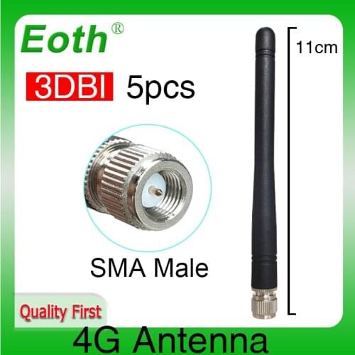 5pcs wifi antenna antena 4g cellular booster car para modem sma 3g hf telephone longo alcance signal router lte gsm wi-fi carro