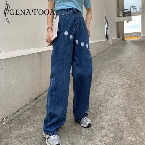Женские прямые джинсы Genayooa China At AliExpress