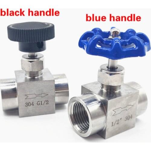 Needle valve Female thread 1/8" 1/4" 3/8" 1/2"inch stainless steel Flow Control shut off crane Adjustable needle valve