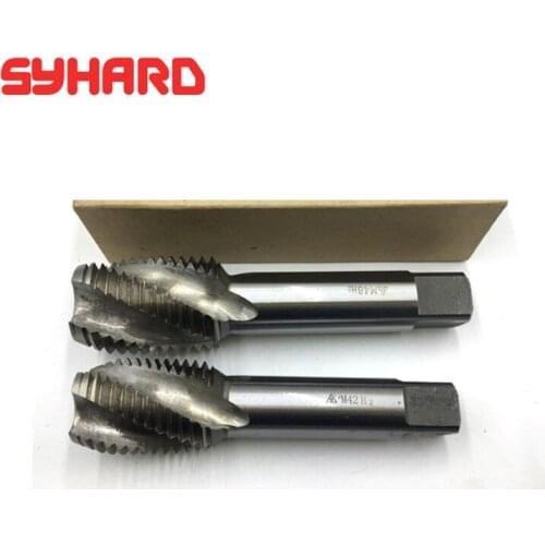 2pcs/lot HSS Spiral Screw Tap Tap With Spiral Flute M14 M16 M20 M22 M24 M27 *2 *1.5 *1 Screw Tap