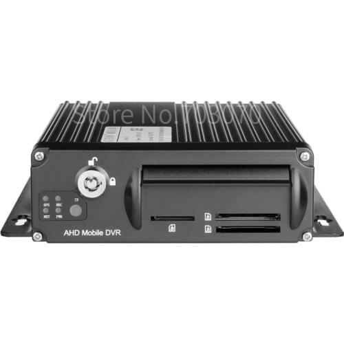 GPS AHD 1080P 4CH SD Card Mobile DVR,I/O Alarm,video playback Cyclic Recording 256G Storage Video Recorder Free Shipping