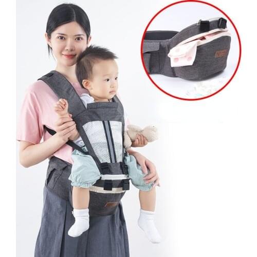 Newborn Baby Carrier Kangaroo Toddler Sling Wrap Portable Infant Hipseat Soft Breathable Adjustable Hip Seat 0-36 Months