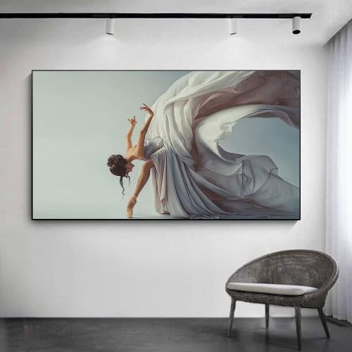 Sexy Lady Modern Art Posters and Print for Livingroom Decor Dancing Women Body Art Pictures Wall Art Canvas Painting Home Decor