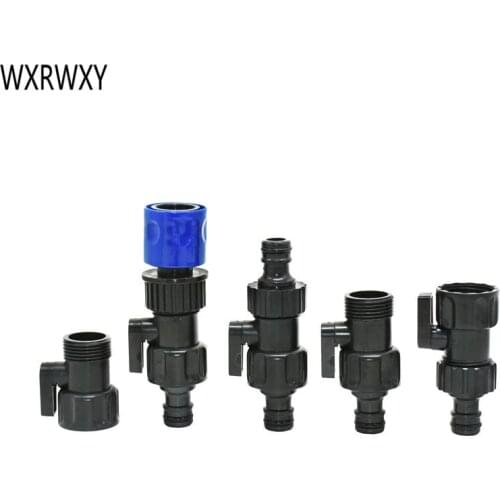 G3/4 plastic valve water gun accessories 5/8" 2-way quick connector Car wash water gun irrigation valve crane 1 piece