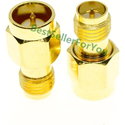 RP-SMA Connector Female Plug To Quick SMA Connector Male No Screw Test RF Adapter Connector