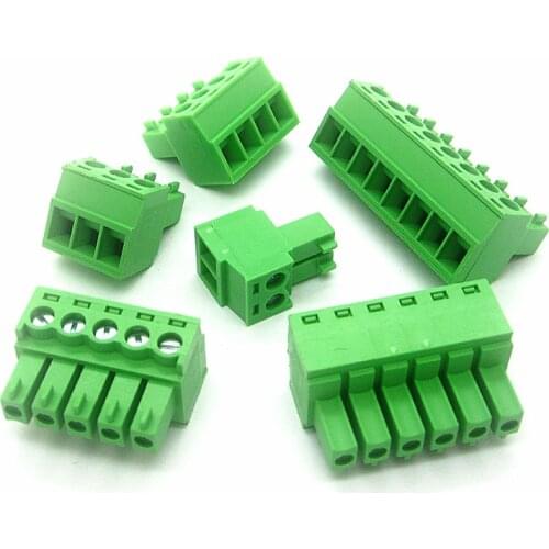 10PCS KF2EDG 3.81 2P/3P/4P/5P/6P/8P Pluggable Terminal Block Connector 3.81mm Pitch