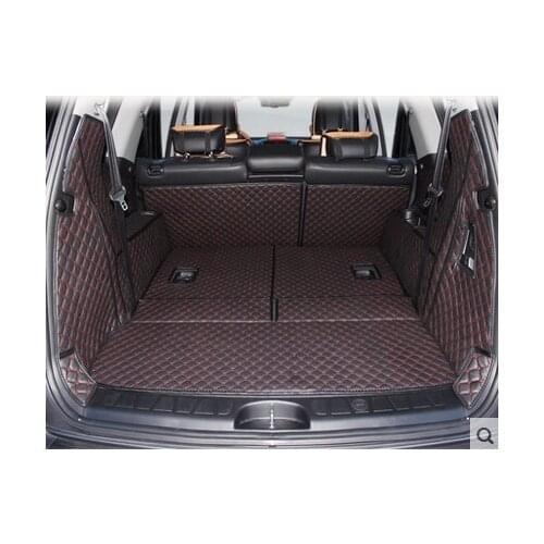 Top quality! Special trunk mats for KIA Borrego 7seats 2017-2008 durable boot carpets cargo liner for Borrego 2013,Free shipping