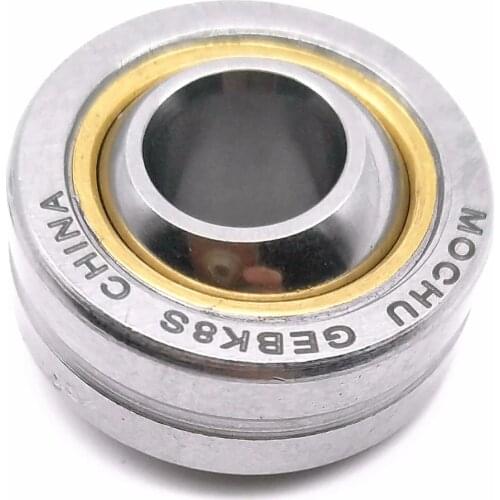 1PIECE MOCHU GEBK8S 8X22X12X9 PB8 PB-8 GEBK PB Radial Shaft Spherical Plain Bearings With Self-lubrication