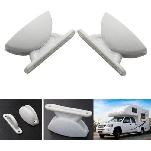 2pcs Door Retainer Catch Stopper Latch for Cupboard RV Boat Camper Caravan Cargo Door Catch Installed On Cabinet Drawer