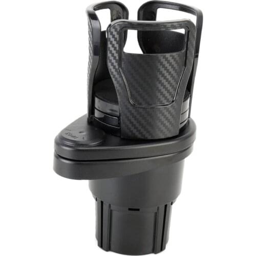 2-in-1 Multifunction Car Seat Cup Holder Water Bottle Drink Holder Coffee Mount