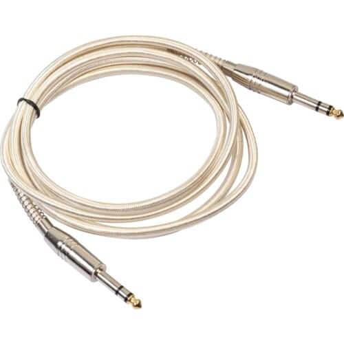 6.35mm Male To Male Guitar Audio Cable For Stereo Electric Guitar 300cm