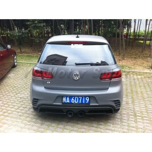 Car Accessories FRP Fiber Glass RZ Style Roof Spoiler Fit For 2010-2012 Golf 6 MK6 R20 Roof Spoiler Wing