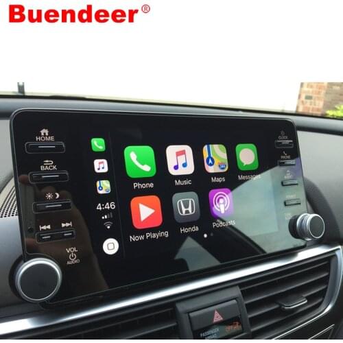 Buendeer 8'' Navigation Tempered Glass Screen Protector For Honda Accord Sport EX EXL Touring EX-L Navi 2018 Car Screen Sticker