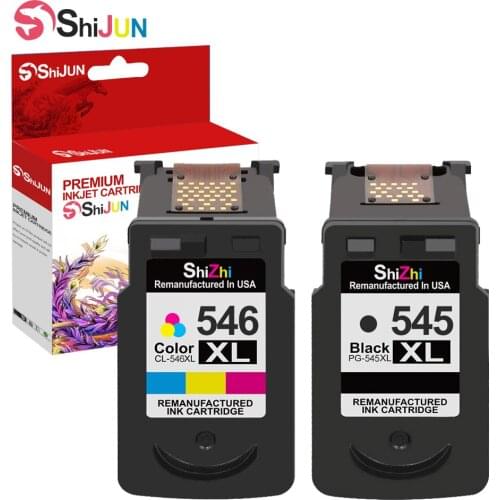 SHIJUN Ink cartridge Compatible For PG 545XL CL 546xl For Canon PIXMA MG3050 MG2550 MG2950 MG2450 IP2850 MX495 MG3053 printer