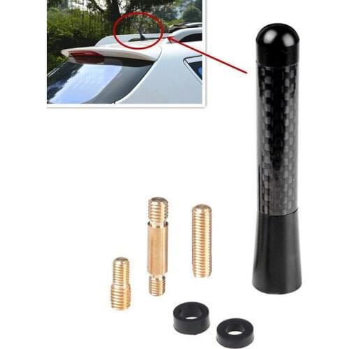 Carbon Fiber Short Antenna Radio Replacement Universal 3\" Accessories