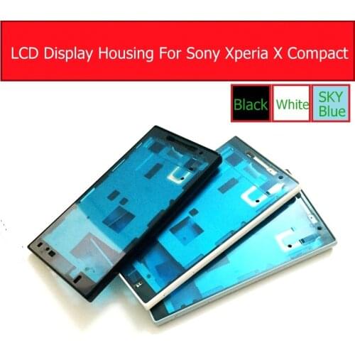 Front LCD Dsiplay Housing For Sony Xperia X Compact F5321 Middle Frame Bezel Housing LCD Screen Holder Frame Spare Repair
